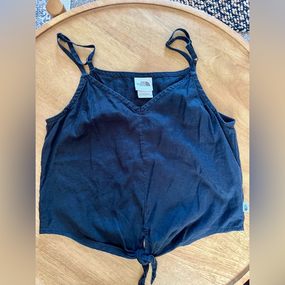 The North Face Women’s Hemp Tie Front Tank Top Adjustable Straps S boho airy